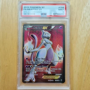 PSA 9 Mewtwo EX 158/162 | Arte Completo Ultra Raro Holo | Como Nuevo | XY Breakthrough 2015 - Imagen 1 de 3
