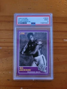 1989 Score Supplemental #384S Bo Jackson PSA 9 Mint Raiders - Picture 1 of 1