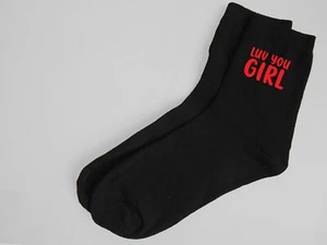 Love you girl, Bf, Bestfriend, fun, Present, valentines, Socks - Picture 1 of 1