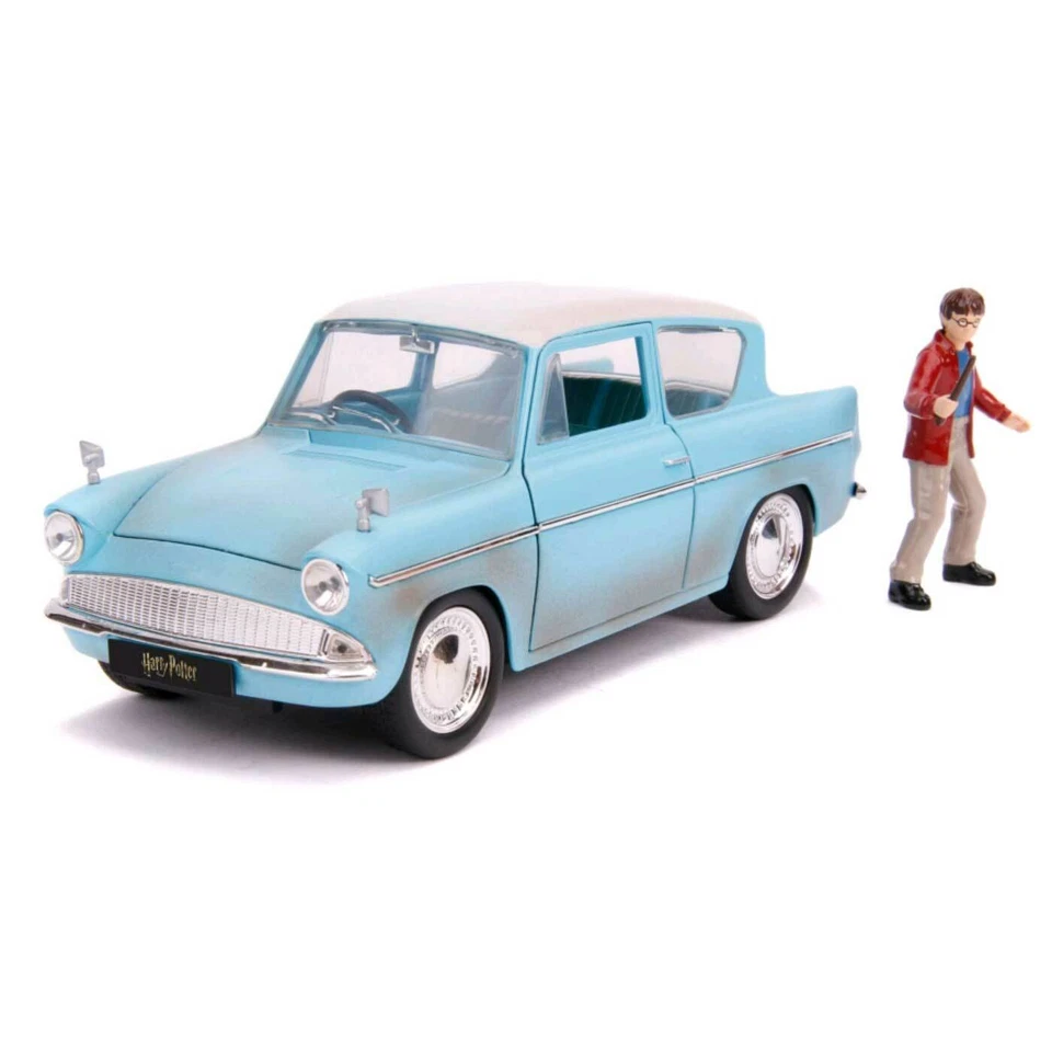 1:24 Jada - Harry Potter - Ford Anglia 1959 con figura paseo en Hollywood Foto 1 de 1