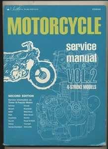 Motorcycle Service Manual Vol. 2 4-Stroke Models 2nd Edition 1968 - Bild 1 von 10