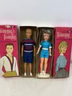 VINTAGE IDEAL BEAUTIFUL CARAMEL BRUNETTE TAMMY DOLL AND HER BROTHER TED