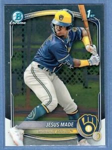 Bowman Jesus Made Chrome Prospect 2025 #BCP-50 Brewers 1st Bowman cantidad - Imagen 1 de 2