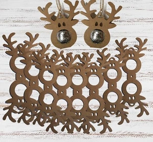 10x Reindeer Chocolate Holder Christmas Table Tree Gift Decoration - Picture 1 of 1