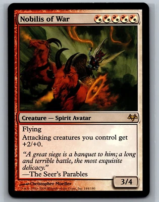Magic The Gathering Eventide Nobilis of War #144/180 MTG TCG CCG - Image 1 of 2