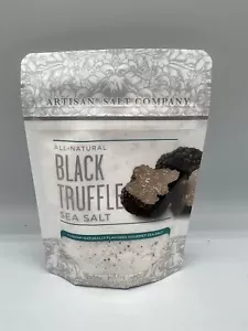 ARTISAN SALT CO FUSION FLAVORED SEA SALT BLACK TRUFFLE 4 OZ ALL NATURAL - Picture 1 of 2
