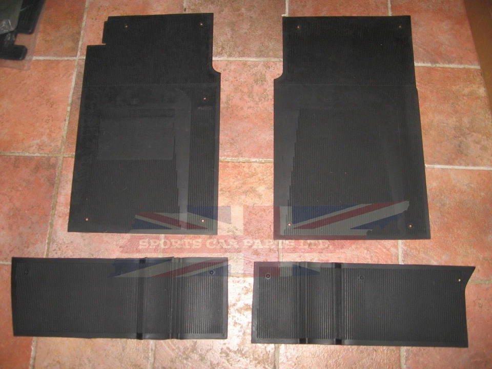 New Set of Amco Style Rubber Floor Mats MG Midget Austin Healey Sprite Bugeye - Image 1 of 1