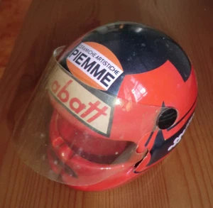 RARE GILLES VILLENEUVE POSACENERE Replica Casco Rosso SMEG LABATT PRA ITALIA - Foto 1 di 2