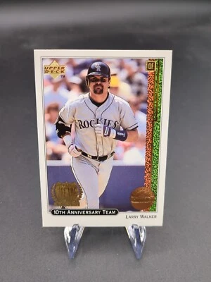 1999 Upper Deck - 10th Anniversary Team #X29 Larry Walker - Image 1 of 2