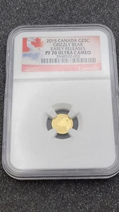 2015 Canada 25c Gold Coin Grizzly Bear NGC PF70 Ultra Cameo #3 - Picture 1 of 4