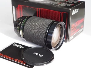 Canon FD mount fit Vivitar 28-200mm f/3.5-5.3 MC Macro focusing lens Boxed, LC - Picture 1 of 6