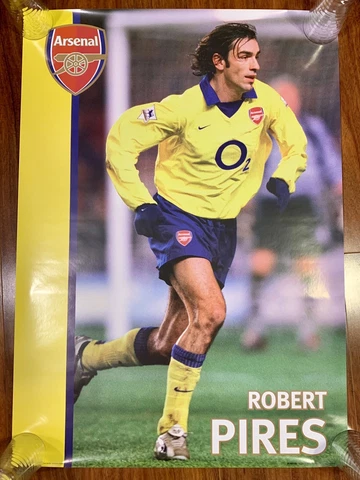 Robert Pires Arsenal Poster (Invincibles, 2003-2004) Soccer Football France Cover