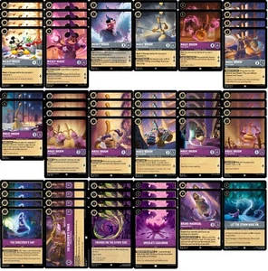 Mickey Mouse Disney Lorcana Deck - Magic Brooms - Custom Built Powerful -60 Card - Picture 1 of 1