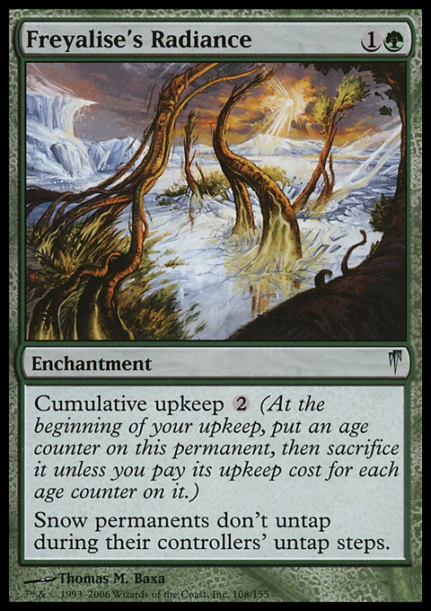 Magic the Gathering MTG Freyalise's Radiance (108) Coldsnap   LP - Image 1 of 1