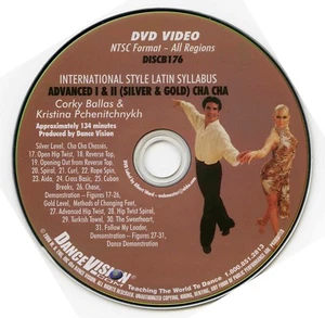 Cha Cha International Style Syllabus, Silver & Gold, DISCB176  Dance Vision DVD - Picture 1 of 1