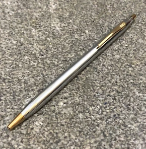 KENT MASONIC CENTENARY CROSS CENTURY CHROME GOLD TRIM BALLPOINT PEN-MINT-BOXED - Picture 1 of 6