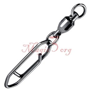 30~100PCS Fishing Power Clips with Swivels Speed Clips Quick Change Snap  - Picture 1 of 13