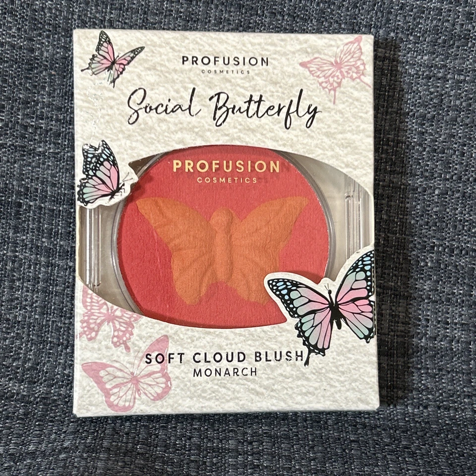 Profusion Cosmetics Empowered Social Butterfly Blush Makeup-Monarch