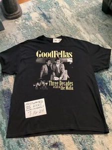 NWT Goodfellas Movie Shirt Ripple Junction Black Joe Pesci Ray Liotta Mens Sz 2X - Picture 1 of 4