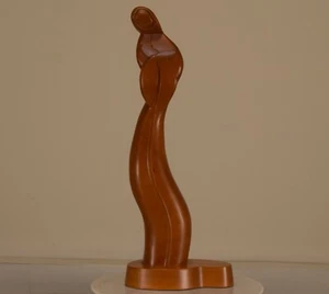 Berea College GROßE Figur weiblich Deko Skulptur Kunst Vintage Mid Century - Bild 1 von 10