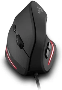 Vertical Mouse, Ergonomic Mouse,3200Dpi LED Optical USB Wired Mouse,6 Buttons f - Picture 1 of 9