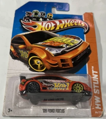 Ford Focus #84 naranja Hot Wheels HW Stunt '08 2013 Foto 1 de 4