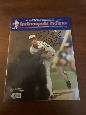 Authentic Autographed Deion Sanders “Prime Time” Beckett Minor League Program. - Image 1 of 4