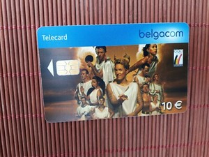 Justine Henin Phonecard 10 Euro Belgium Used Low Issue Rare