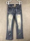 Paco Jeans Womens Mid Rise Bootcut Stretch Blue Jeans Size 9 29x30