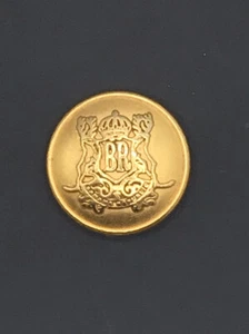 Blazer 1 BR Banana Republic Logo Único Grande Dorado Cúpula Botón Vástago Repuesto - Imagen 1 de 3