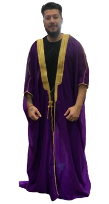 Increíble capa árabe islámica de la mejor calidad para hombre Bisht thobe Eid Abaya  Foto 1 de 4