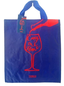 TESCO 6 Flaschen Wein Spirituosen Tragetasche Neu mit Etikett - Bild 1 von 10