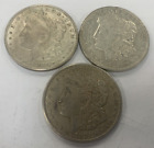 1921 P,S & D (lot of 3) $1 Morgan Silver Dollars Very Nice Lot of Coins ~ #2126