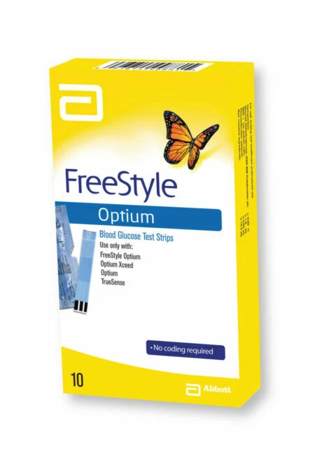 FreeStyle Optium Pack de 50 Tiras Reactivas de Glucosa