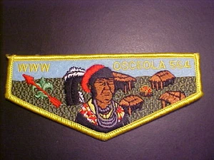 OA OSCEOLA LODGE 564 F11a FLAP MINT - Picture 1 of 1