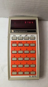 Texas Instruments TI-1270 Vintage Taschenrechner TI-1270 TI-1270 getestet/funktioniert - Bild 1 von 7