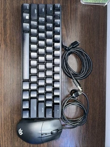 Razer Huntsman Mini Mechanical Keyboard & Steel Series Rival Three Gaming Mouse - Picture 1 of 8