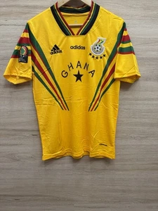 Remake Adidas Ghana 1996 Home Fußball Trikot Shirt Herren Größe XL passt M/L - Bild 1 von 8