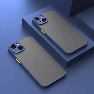 Case for iPhone 14 13 12 Pro Max Shockproof HARD Back Cover Silicone Bumper - Image 1 of 4