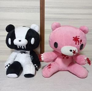 Oso sombrío peluche loco monótono y pose amenazante XL tamaño 48 cm conjunto raro - Imagen 1 de 24