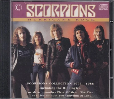SCORPIONS Hurricane Rock - Scorpions Collection 1974 – 1988 CD Album 1990 W. NEU - Bild 1 von 4
