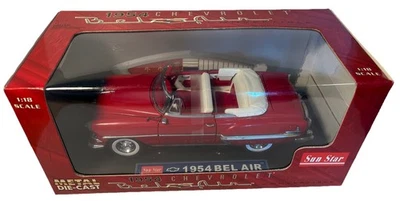 Sun Star 1954 雪佛兰 Bel Air 可调式压铸模型 1: 18 汽车 — 第 1/4 张图片