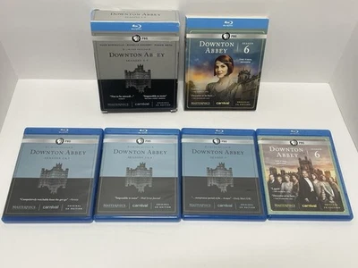 Downton Abbey: The Complete Series Seasons 1-6 Blu-Ray PBS COLLECTION SET Foto 1 de 4