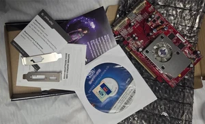 PCIe AMD Sapphire Radeon HD5450 1GB DDR3 HDMI LP Brackets CD BOXED Graphics Card - Picture 1 of 11
