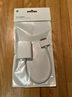 Apple VGA Adapter - iPad, iPhone, & iPod touch - MC552ZM/B - (Brand New) - Image 1 of 2