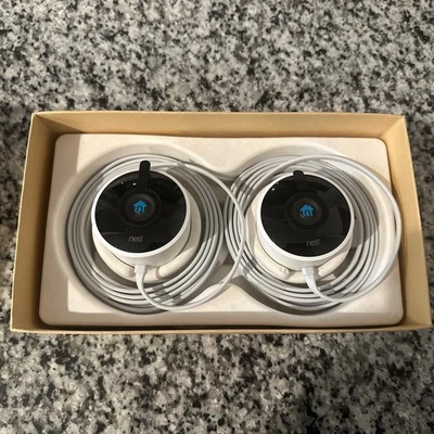 Google Nest NC2400ES Outdoor Security Cameras - 2 Pack Open Box - Image 1 of 4