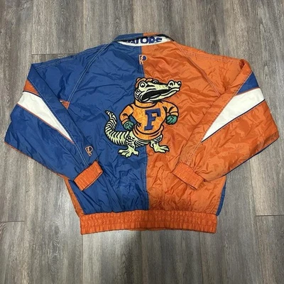 Vintage 1980s Pro player Florida gators windbreaker zip up jacket Size L - Image 1 of 4