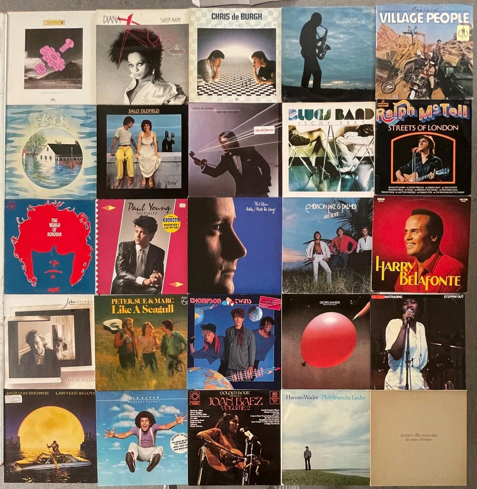 25x Vinyl ROCK/POP/WEITERE LP Sammlung (u.a. Phil Collins, Lake, Diana ...) GUT - Image 1 of 1