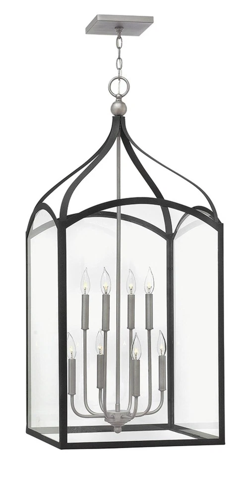 Hinkley Lighting 3418dz Clarendon Foyer Pendant Light Aged Zinc