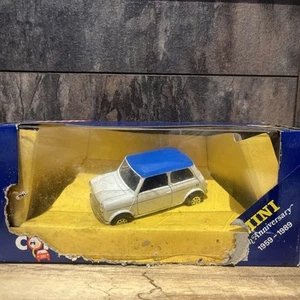 Corgi Mini 1990 Anniversary original in the box white and blue damaged box - Picture 1 of 1